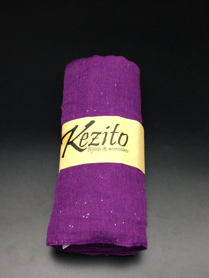 foulard pailleté
